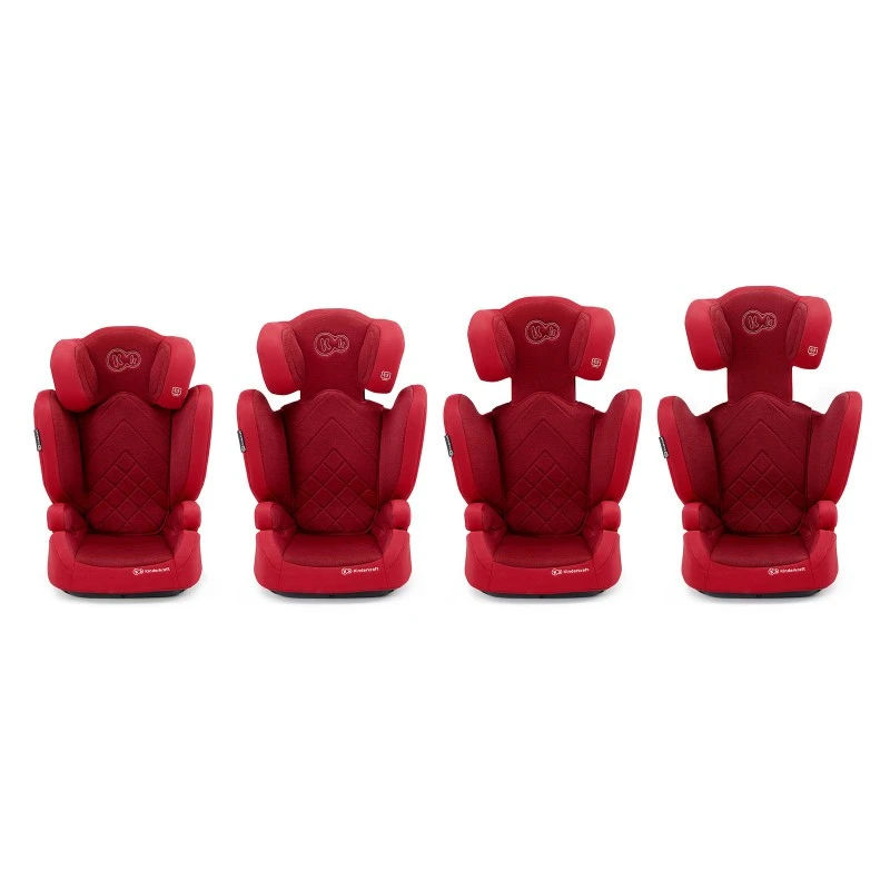 Столче за кола KinderKraft Xpand 15-36 кг, Isofix, Червено